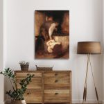 Canvas print Grandfather and grandson Gyzis N. Framed canvas View 2