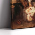 Πίνακας ζωγραφικής Παππούς και εγγονός Γύζης Ν. Καμβάς τελαρωμένος Όψη 5