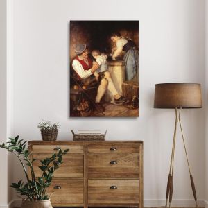 Canvas print The joy of parents Gyzis N. Framed canvas View 1 2