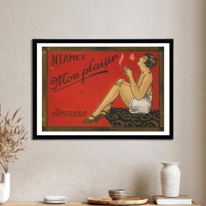 Vintage poster VASSARA  Poster with black frame View 1