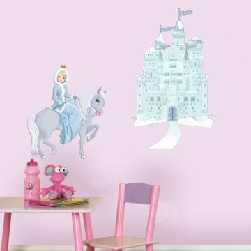Wall stickers Princess horse and castle