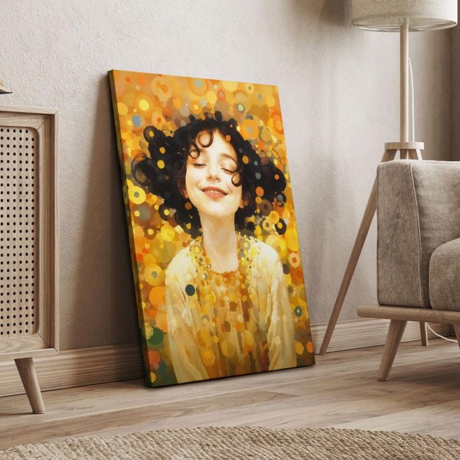 Canvas print Happy face beautiful smile Framed canvas View 4