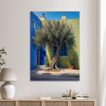 Canvas print Olive tree in the courtyard Framed canvas View 1