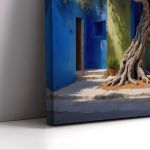 Canvas print Olive tree in the courtyard Framed canvas View 5