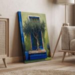 Canvas print Olive tree in the courtyard I Framed canvas View 4