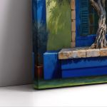 Πίνακας ζωγραφικής Ελιά στην αυλή I Καμβάς τελαρωμένος Όψη 5