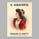 Vintage poster ZARACOSTA Frameless print View 15