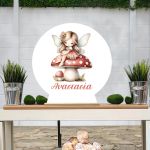 Wooden sign Fairy and mushroom Printed wood (mdf) View 1