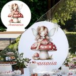 Wooden sign Fairy and mushroom Printed wood (mdf) View 2