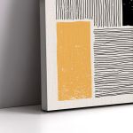 Canvas print Lines and rectangles 3 panels Boxed framed canvas View 5