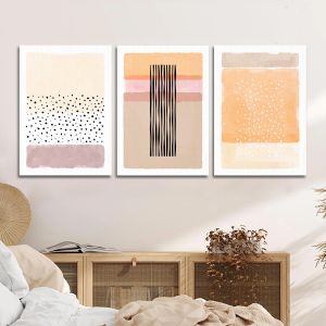 Canvas print Abstract in vector 3 panels Boxed framed canvas View 1