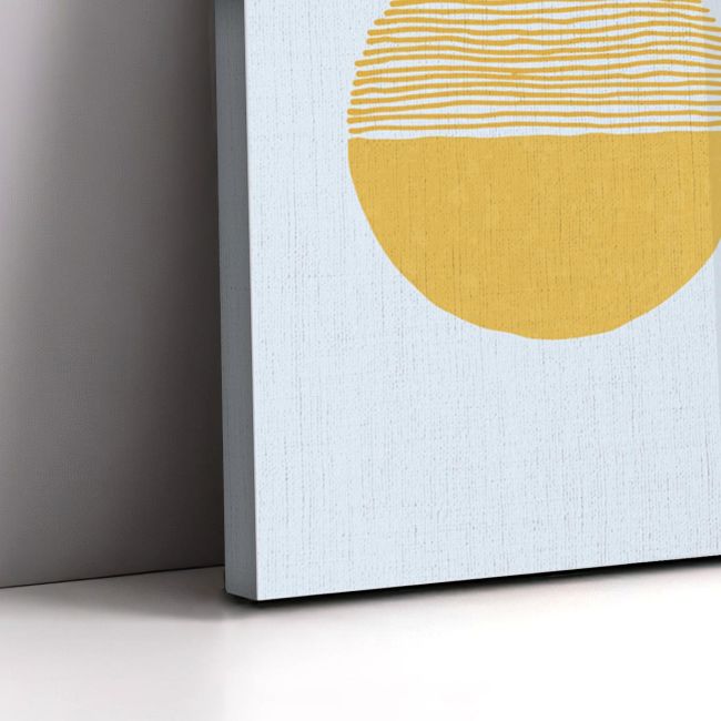 Canvas print Raining lines I 3 panels Boxed framed canvas View 5