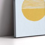 Canvas print Raining lines I 3 panels Boxed framed canvas View 5