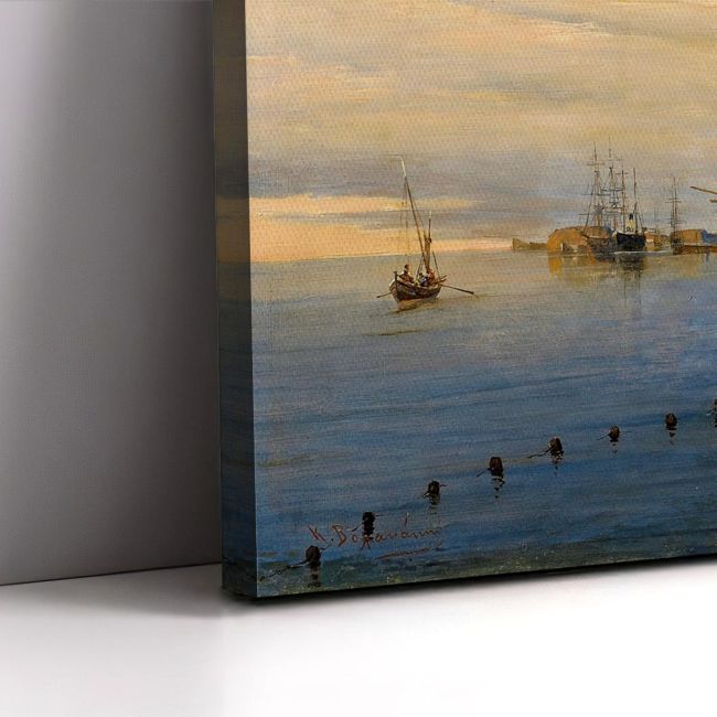 Canvas print Casting nets Volanakis K. Framed canvas View 5