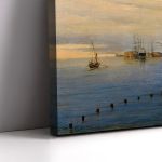 Canvas print Casting nets Volanakis K. Framed canvas View 5