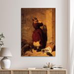 Canvas print Little girl playing Gyzis N. Framed canvas View 1