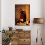 Canvas print Little girl playing Gyzis N. Framed canvas View 2