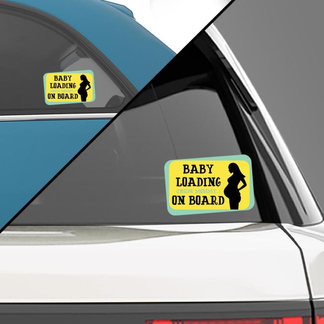 Baby Loading On Board car stickers View 3