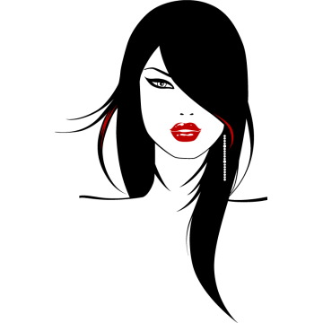 Wall stickers Womans face 2