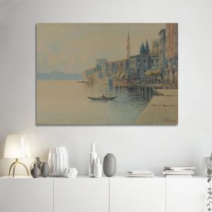 Canvas print Landscape from the Vosporus Prosalentis Emilios Framed canvas View 1