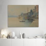 Canvas print Landscape from the Vosporus Prosalentis Emilios Framed canvas View 1