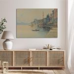 Canvas print Landscape from the Vosporus Prosalentis Emilios Framed canvas View 2