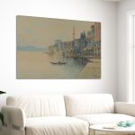 Canvas print Landscape from the Vosporus Prosalentis Emilios Framed canvas View 3