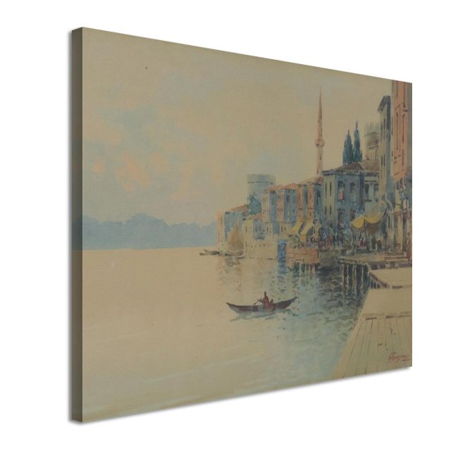 Canvas print Landscape from the Vosporus Prosalentis Emilios Framed canvas View 4