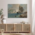 Canvas print Reception of Miaoulis Prosalentis Emilios Framed canvas View 2