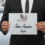 Πλακάτ αεροδρομίου, προσωποποιημένο, οριζόντιο