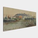 Canvas print The Acropolis Prosalentis E. panoramic Framed canvas View 5