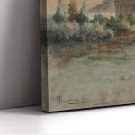 Canvas print The Acropolis Prosalentis E. panoramic Framed canvas View 6