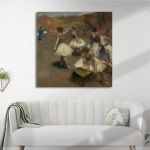 Canvas print Dancers on stage Degas Edgar Framed canvas View 1