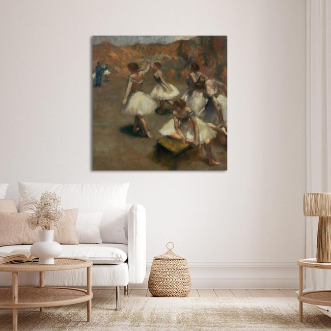Canvas print Dancers on stage Degas Edgar Framed canvas View 4