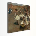 Πίνακας ζωγραφικής Dancers on stage Degas Edgar Καμβάς τελαρωμένος Όψη 5