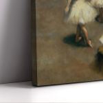 Πίνακας ζωγραφικής Dancers on stage Degas Edgar Καμβάς τελαρωμένος Όψη 6