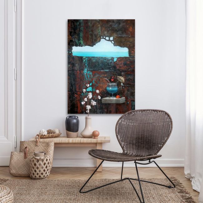 Canvas print Cocktail view Framed canvas View 3