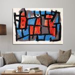Canvas print The hour before one night Klee P. Framed canvas View 1