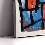 Canvas print The hour before one night Klee P.  Poster with black frame View 5