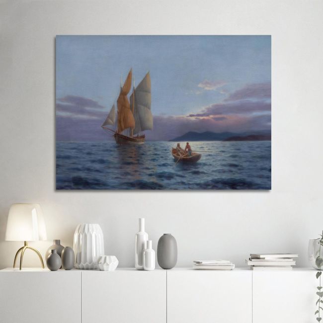 Canvas print Sailing Ship Prosalentis Emilios Framed canvas View 1