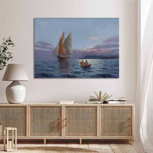 Canvas print Sailing Ship Prosalentis Emilios Framed canvas View 2