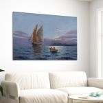 Canvas print Sailing Ship Prosalentis Emilios Framed canvas View 3
