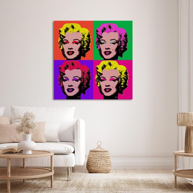 Πίνακας σε καμβά Marilyn Monroe pop art
