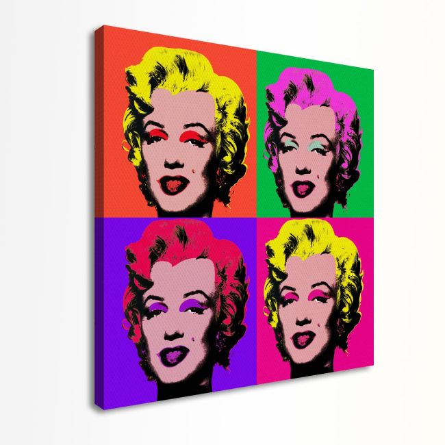 Πίνακας σε καμβά Marilyn Monroe pop art