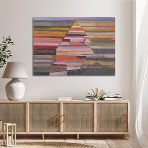 Πίνακας ζωγραφικής The Clown of the pyramid Klee P. Καμβάς τελαρωμένος Όψη 1 2