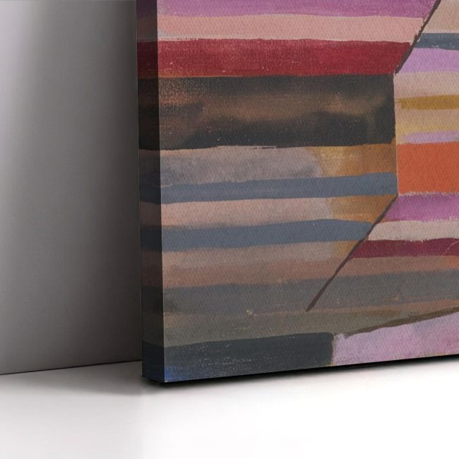 Πίνακας ζωγραφικής The Clown of the pyramid Klee P.  Αφίσα πόστερ με μαύρη κορνίζα Όψη 6