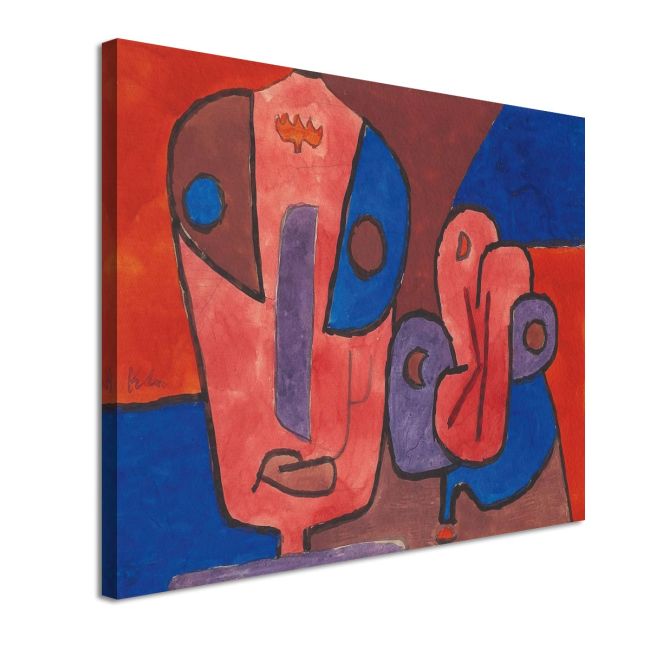 Canvas print The Clown and his flower Klee P. Framed canvas View 4