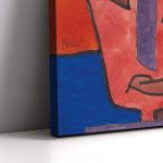 Πίνακας ζωγραφικής The Clown and his flower Klee P. Καμβάς τελαρωμένος Όψη 5