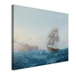 Canvas print Sailing at sunrise Prosalentis Emilios Framed canvas View 4