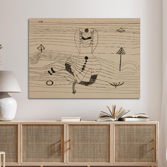 Canvas print Rider unhorsed and bewitched Klee P. Framed canvas View 1